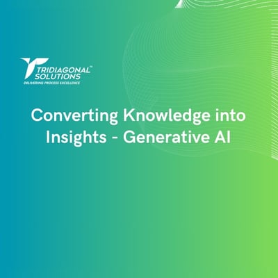 Converting knowledge into Insights – Generative AI-featured