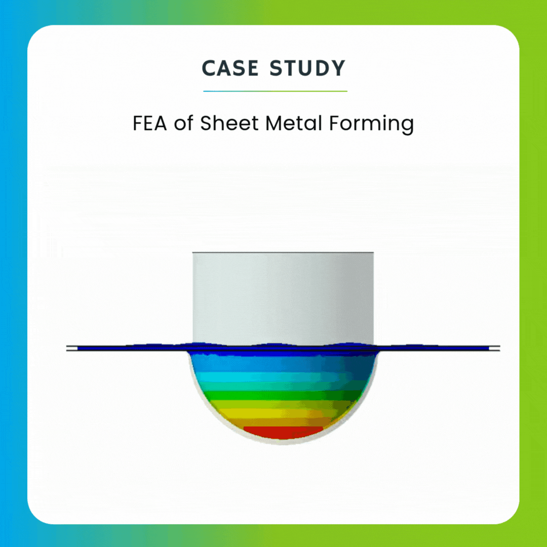 FEA of Sheet Metal Forming-featured