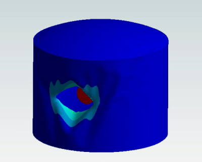 Impact of Projectile on Storage Tank-featured
